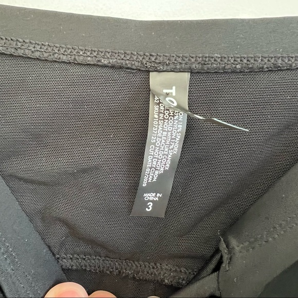 NEW torrid Black Lattice Ruched Wireless One-Piece Swimsuit 3X - Picture 8 of 11